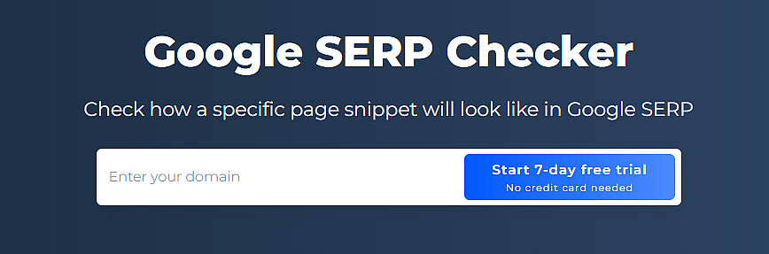 Website serp checker store