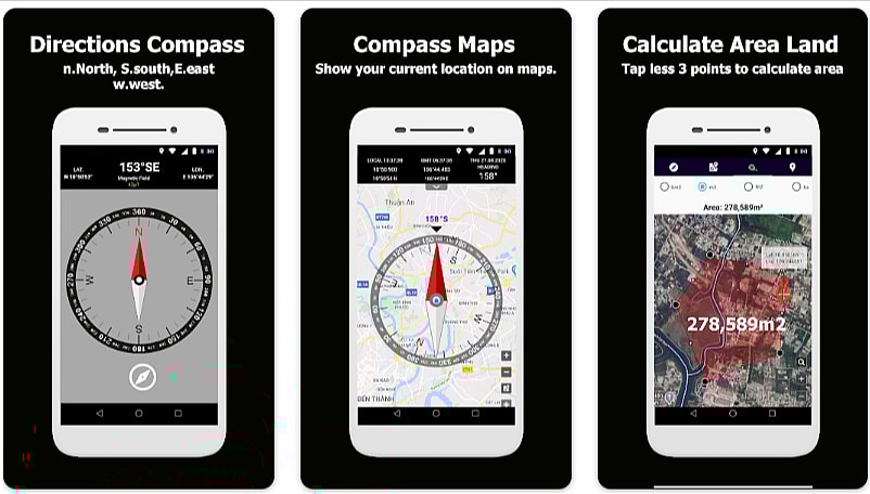 Compass location app deals