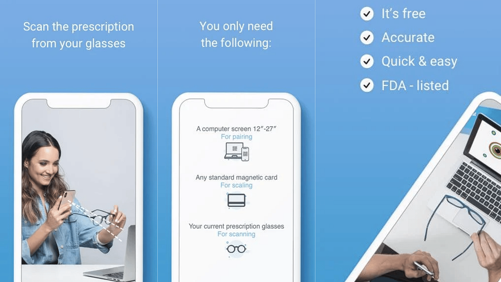 Prescription glasses app discount