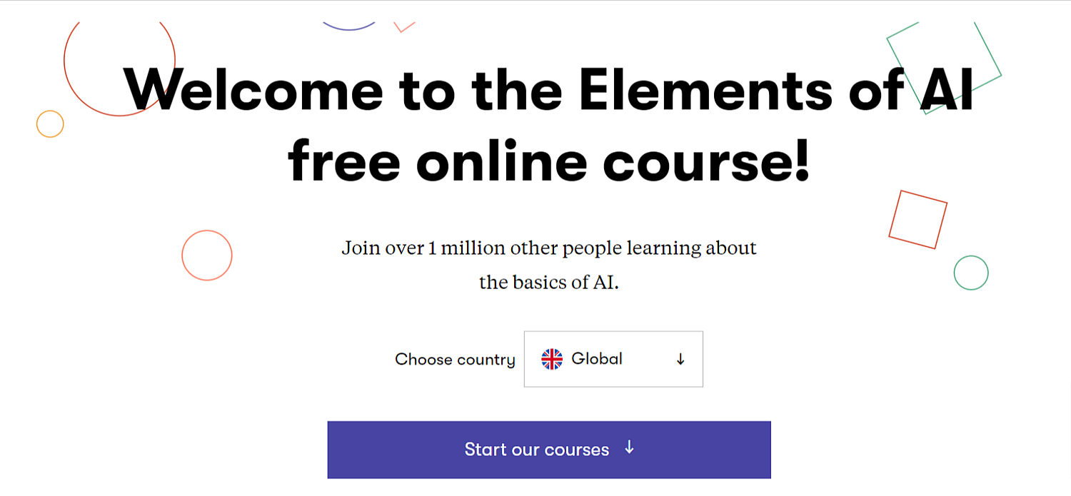 Learn ai deals online free