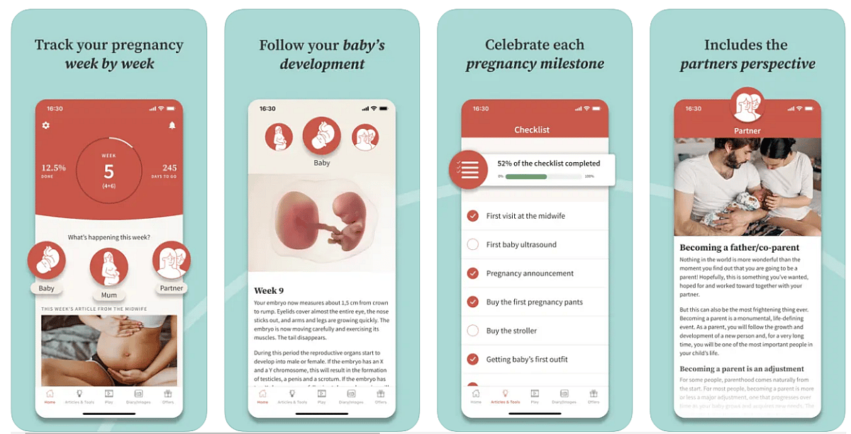 Pregnancy app for both parents top