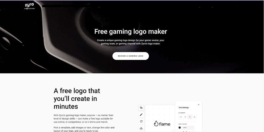 Zyro online logo maker