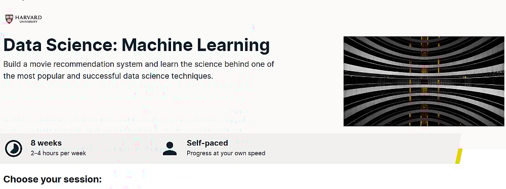 Data science machine learning sales edx