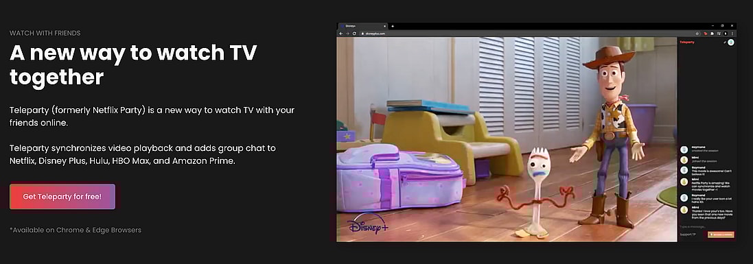 Watch amazon prime together remotely clearance