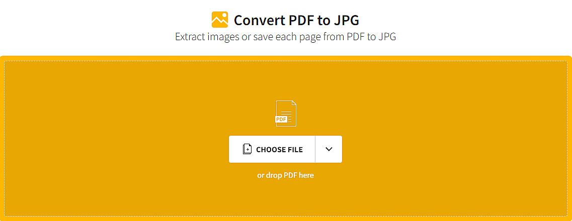 Small pdf to store jpg