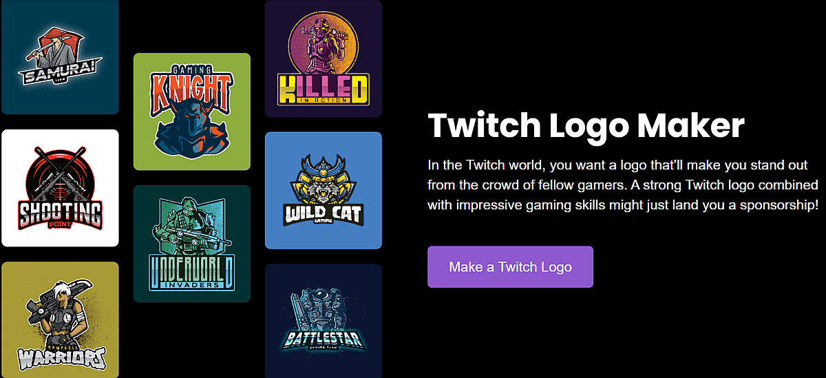 Twitch logo deals maker