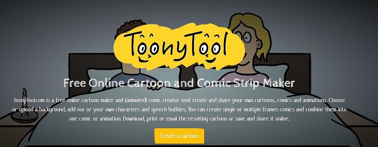 Comic strip sales maker online