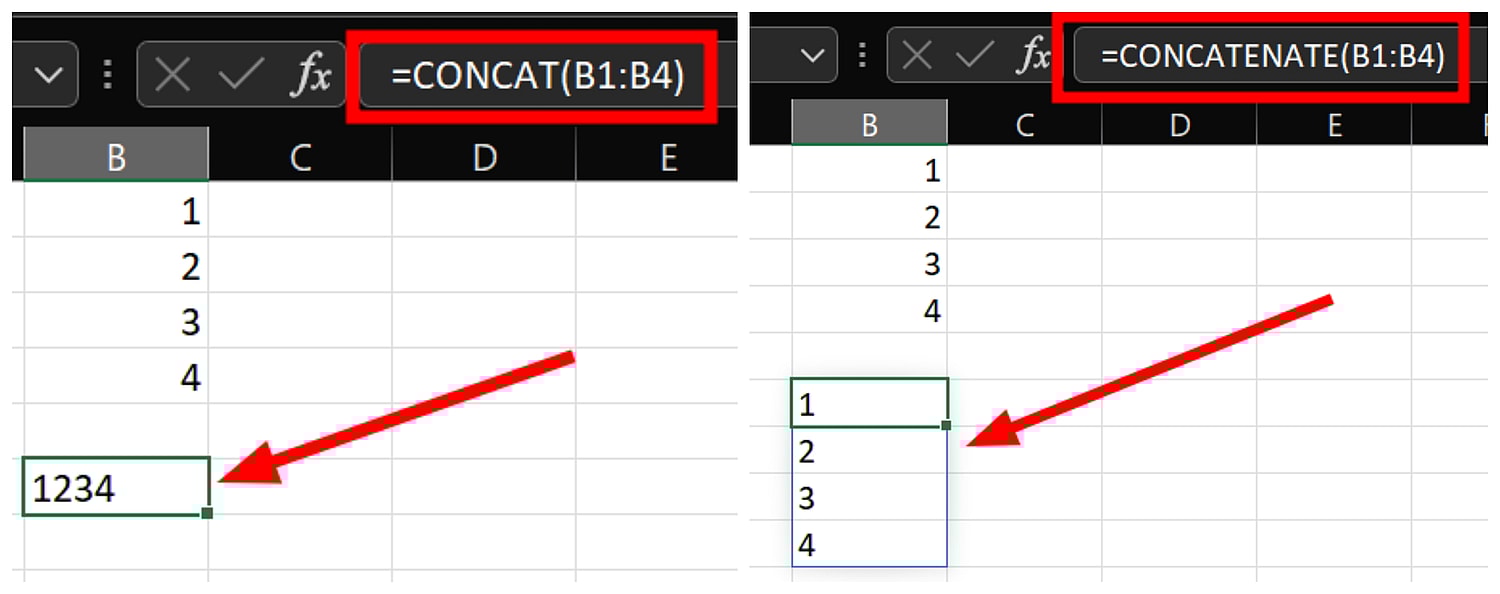 How to Concatenate in Excel