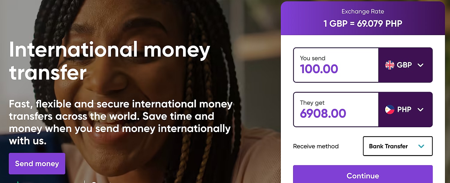 Send money outlet internationally app