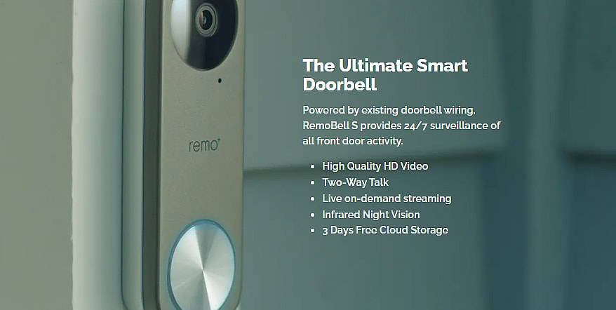 Remobell s smart wired video best sale doorbell camera