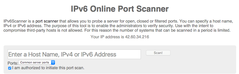 ipv6-scanner