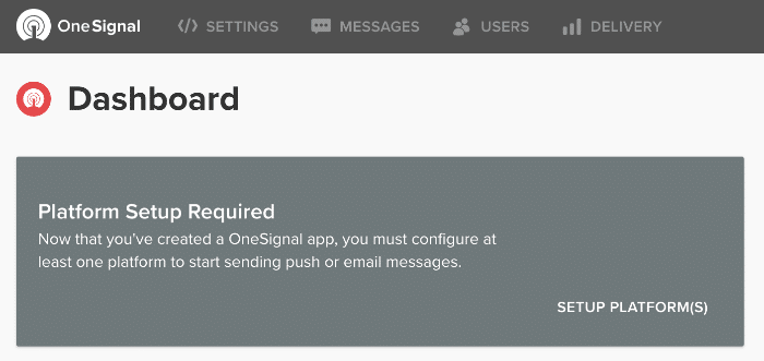 onesignal-setup-platform
