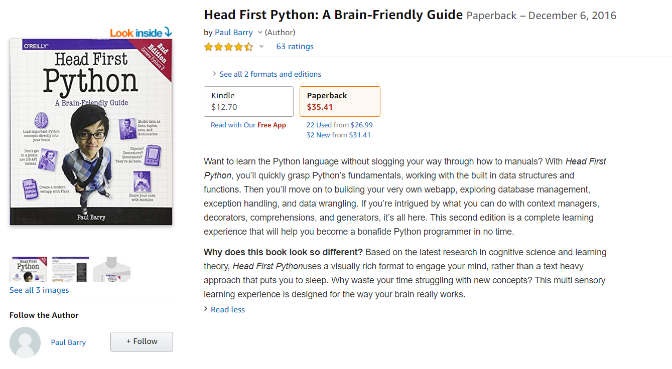 Head First Python