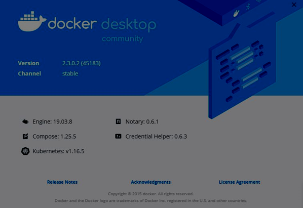 Docker desktop community