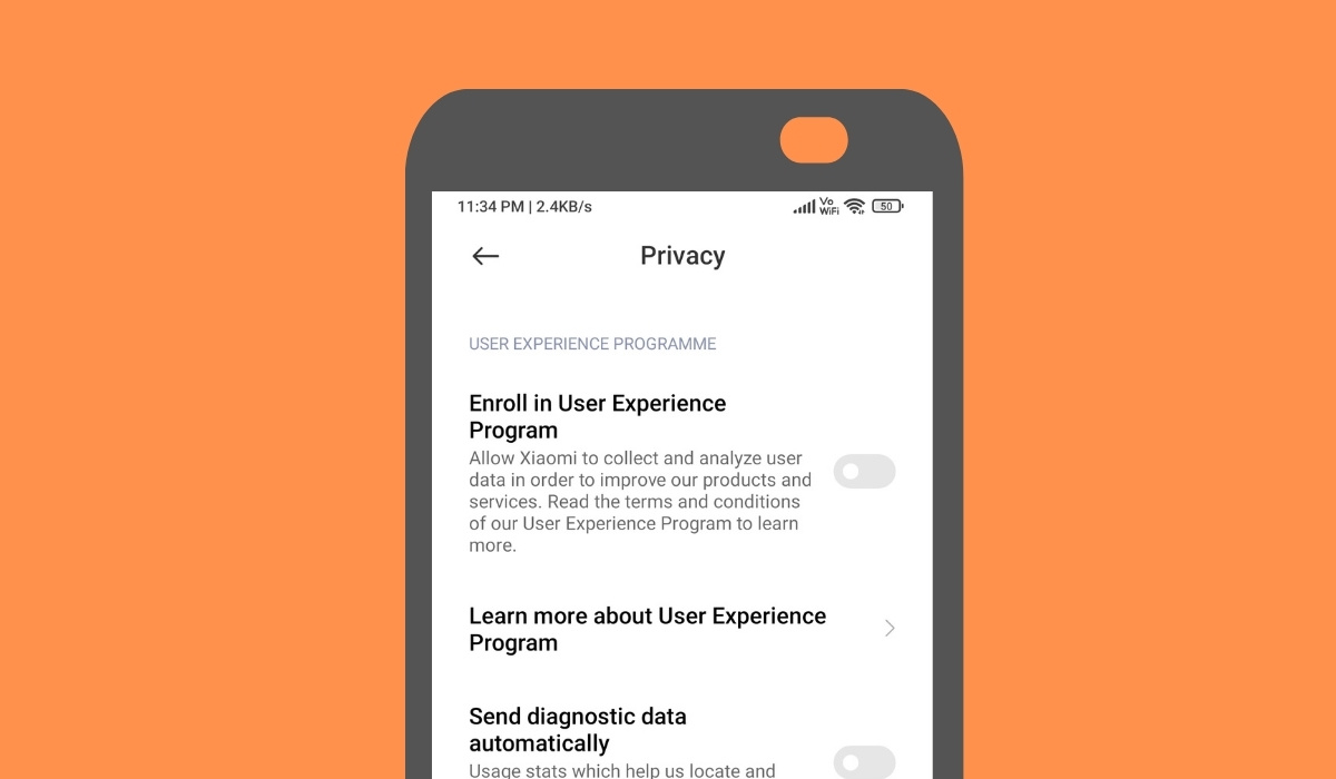 miui user experience data