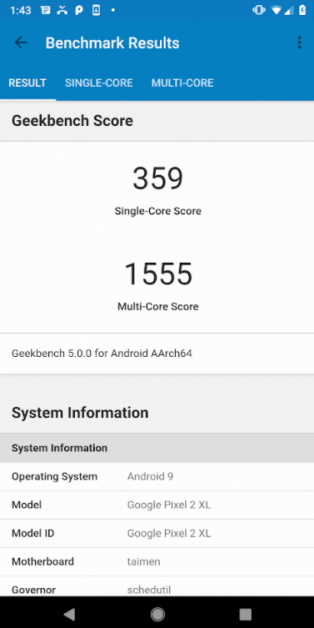 geekbench 5 phone benchmark