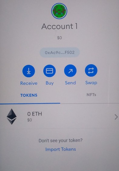 metamask mobile wallet dashboard