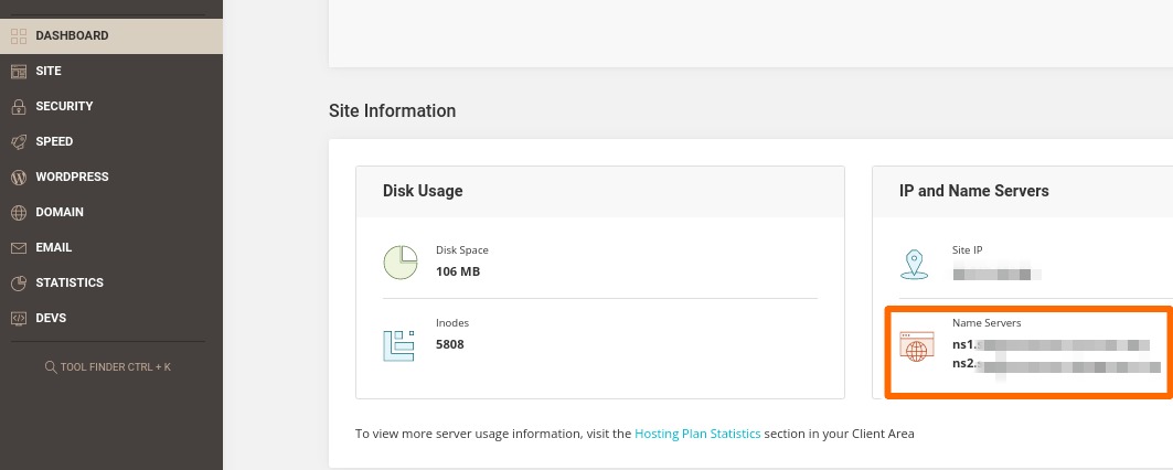 siteground nameservers