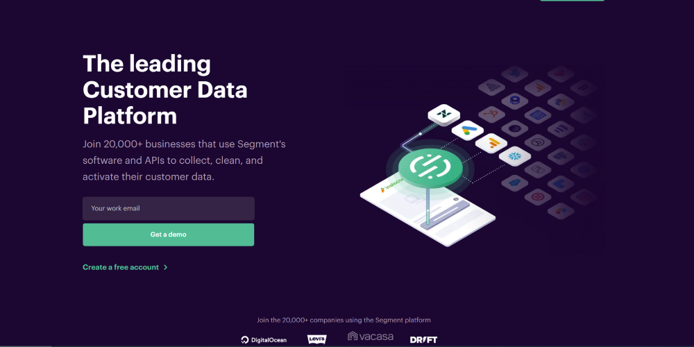 Segment Customer Data Platform website