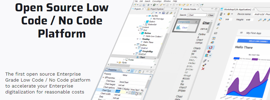 convertigo-low code/no code app development platform