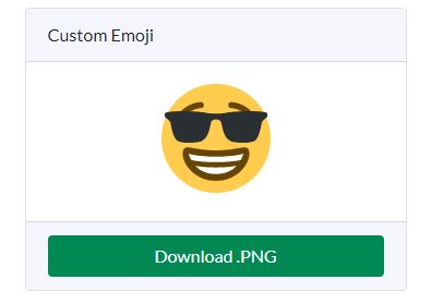 download the customized emote