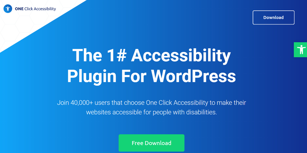 One Click WordPress Accessibility Plugins