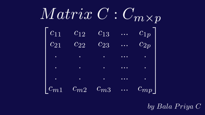 product-matrix