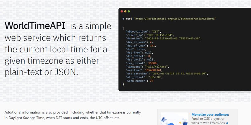 WorldTimeAPI