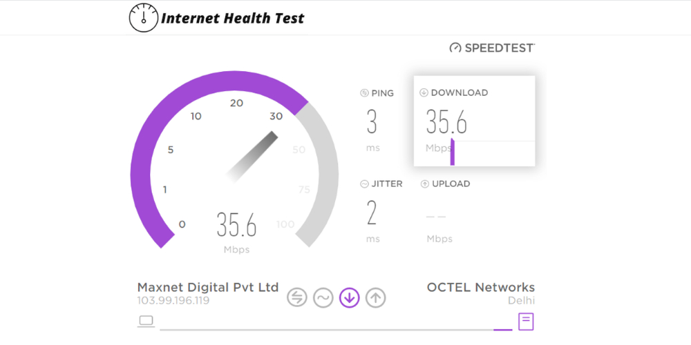 Internet Health Test