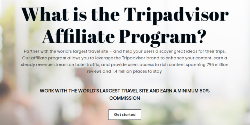 Tripadvisor affiliate marketing on Pinterest