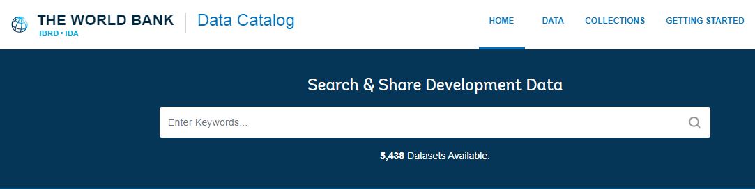 World Bank Data Catalog