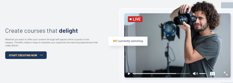 thinkific content creator