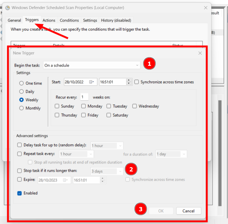 windows defender scan-scheduling