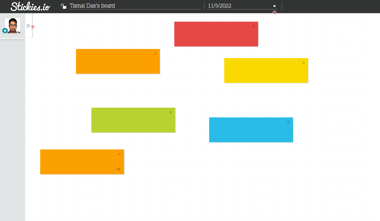Stickies.io workspace