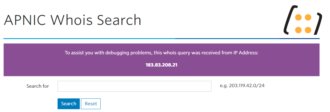 APNIC-Whois-Search
