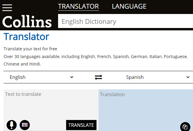 Collins-Dictionary-Translator