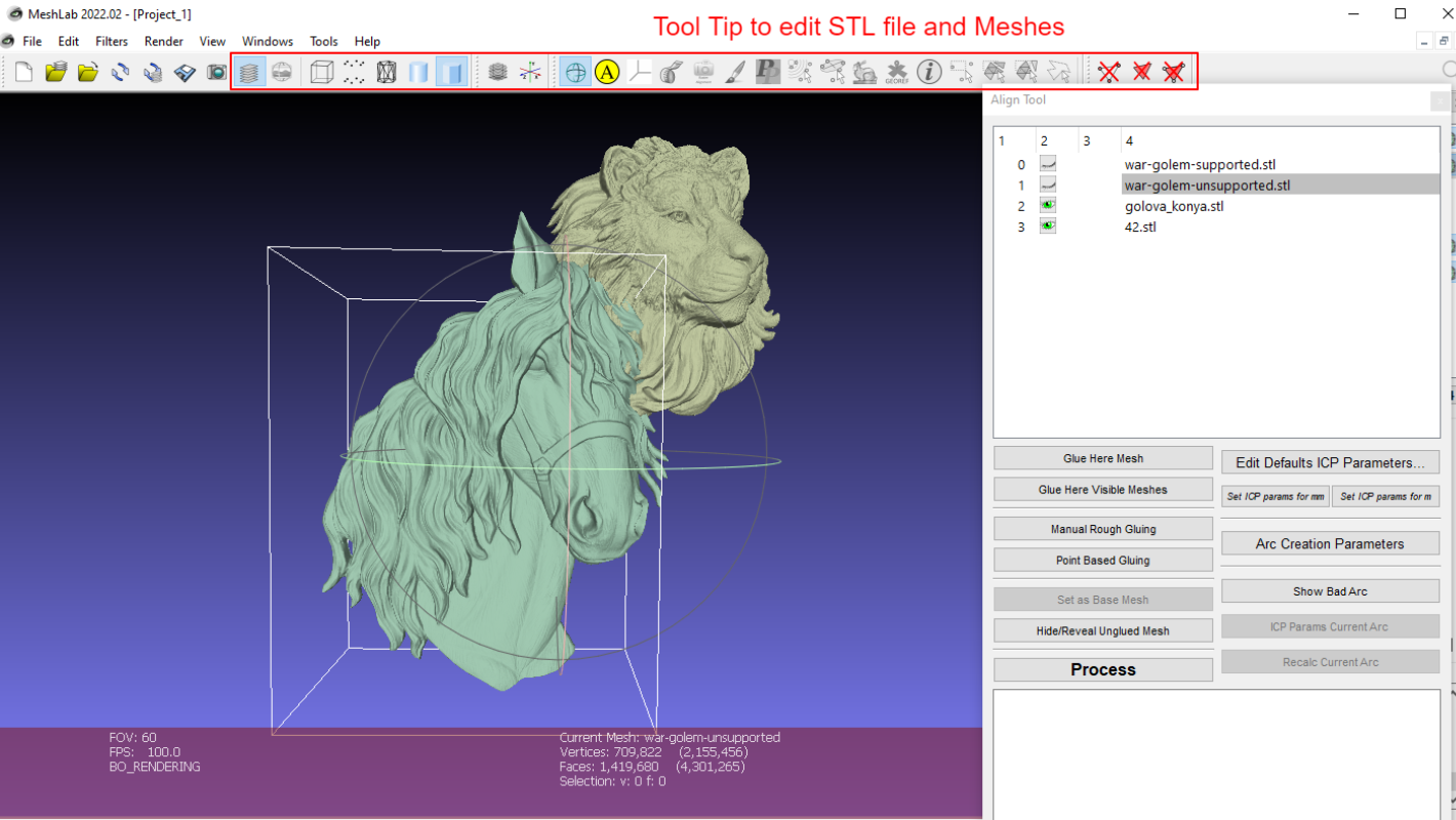 Meshlab-Import-file