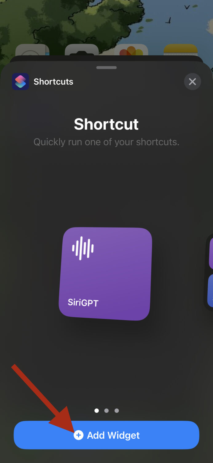 adding sirigpt widget