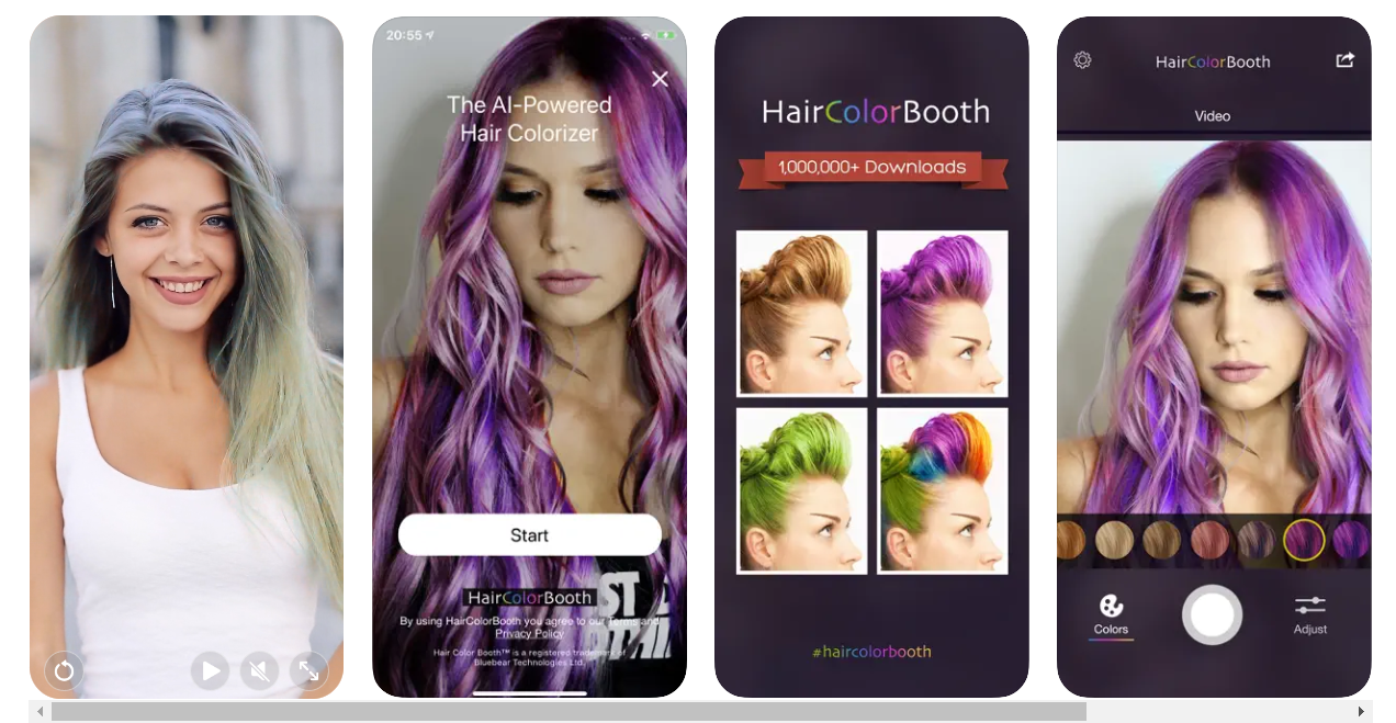 Hair Color Booth