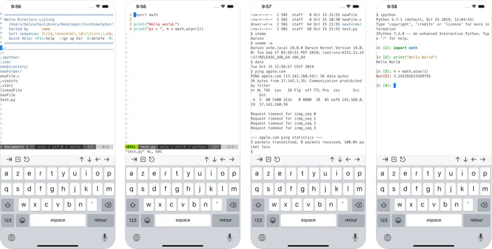 a-Shell local terminal emulator