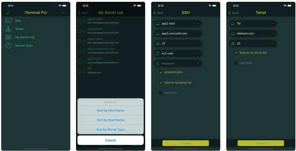 iTerminal - SSH Telnet Client