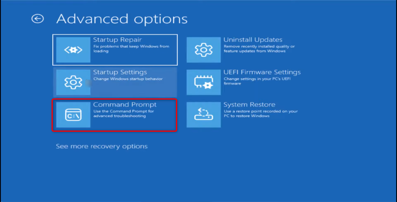 open the command prompt video to active partition using diskpart