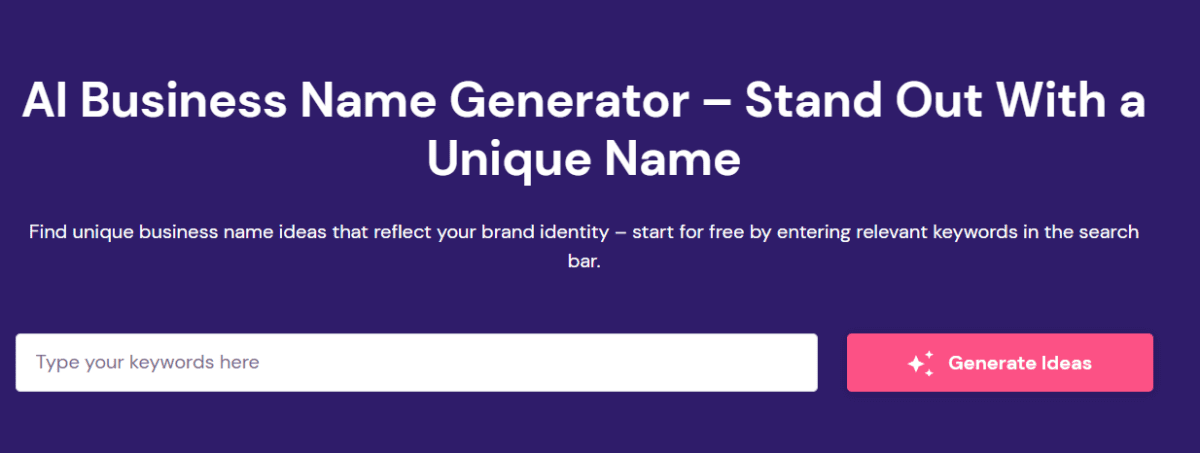 Hostinger-name-generator