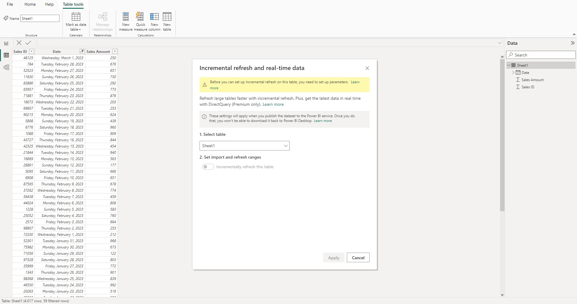 What is incremental refresh in Power BI