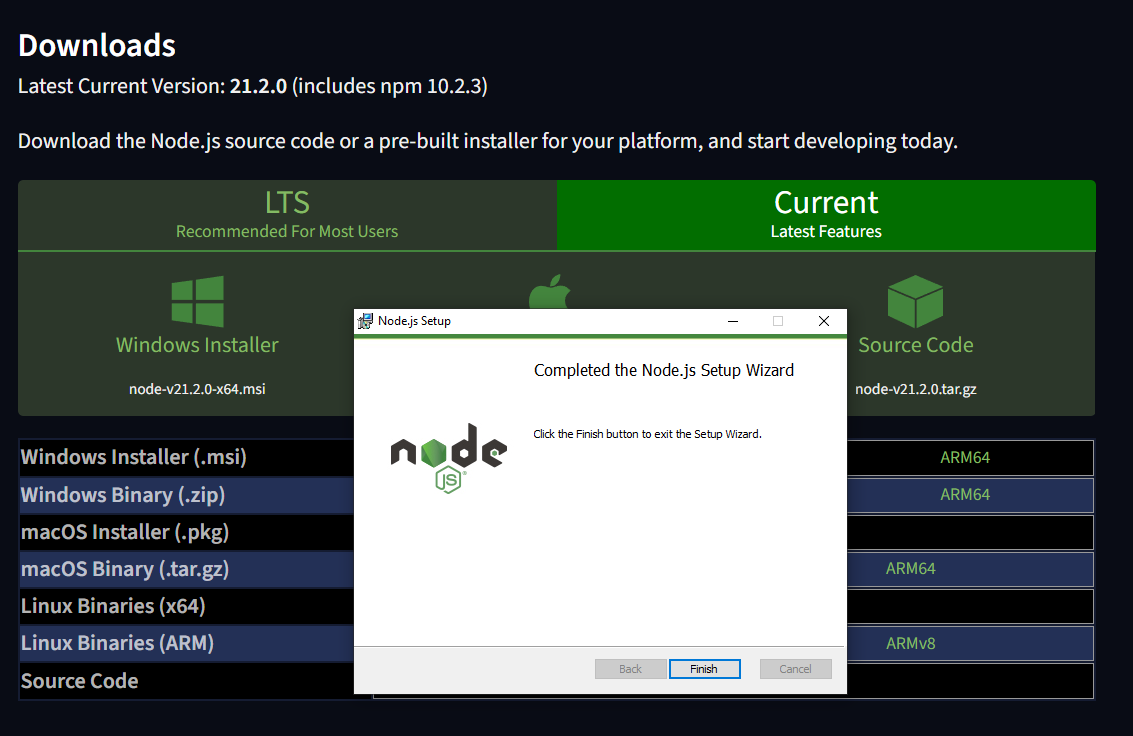 Installing-NodeJS