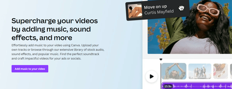 Canva - Best Tools to Add Audio to Video