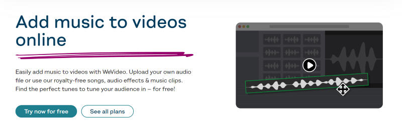 WeVideo - Best Tools to Add Audio to Video