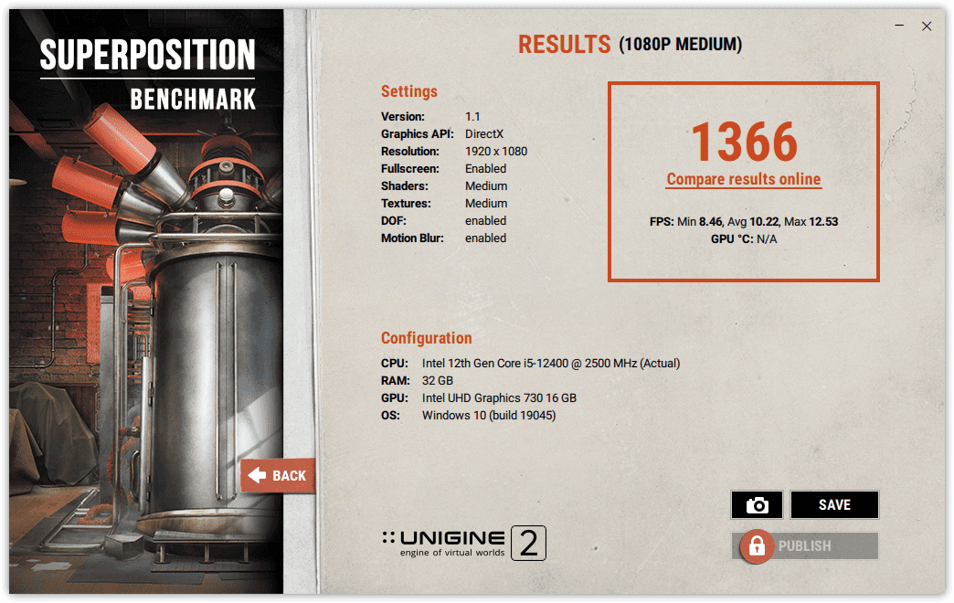 SuperPosition benchmark