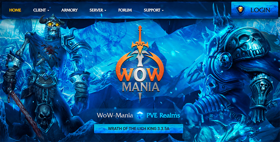 WoW private server WoW-Mania