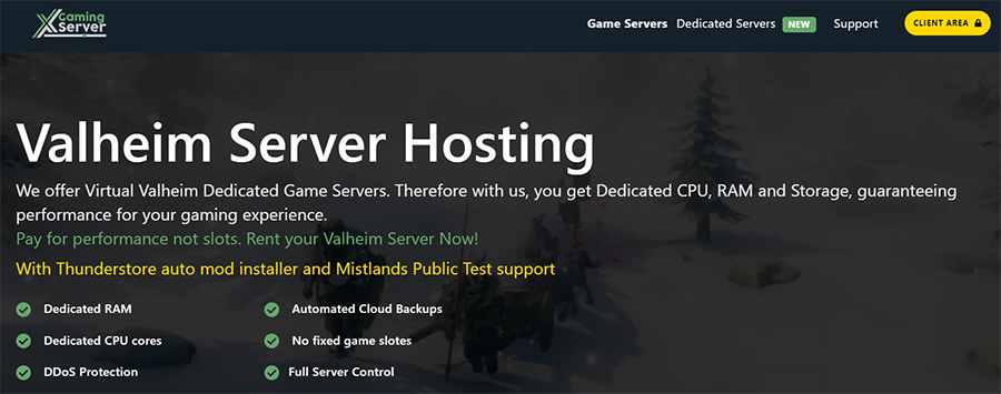 Best Valheim server hosting providers 2024 XGamingServer.